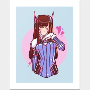 Sassy D.Va Posters and Art